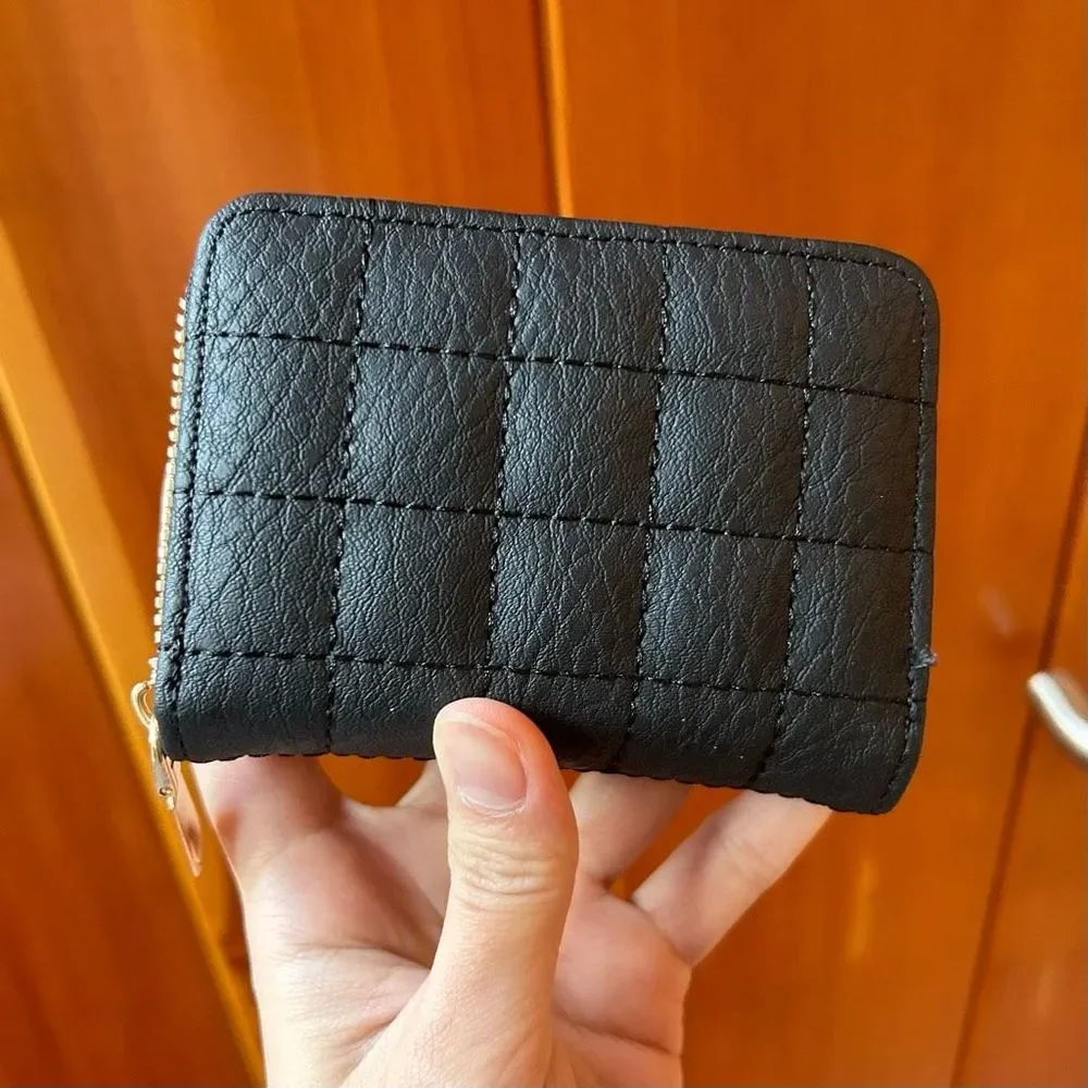 Credit Card Wallet, Zipper Card Cases Holder for Women